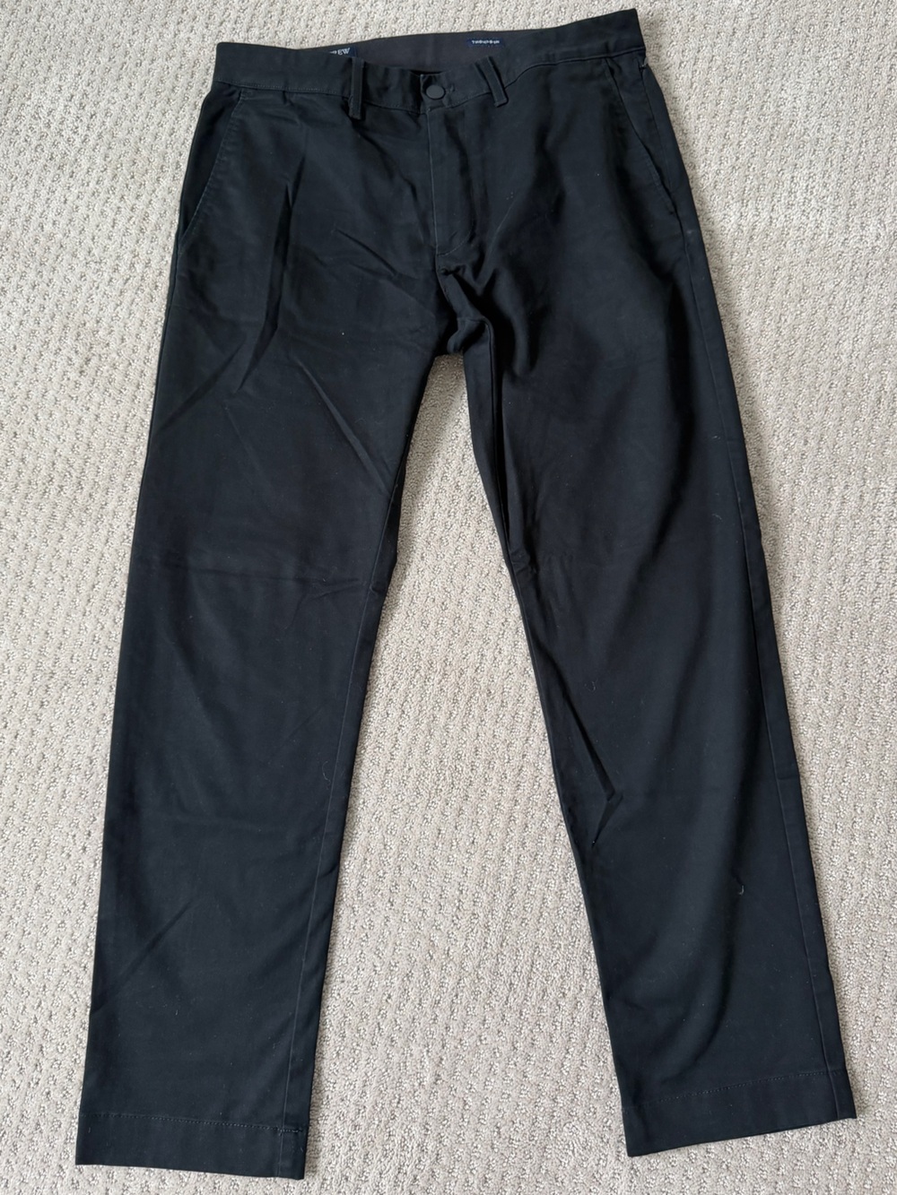 J. Crew Black Stretch Chino Pants